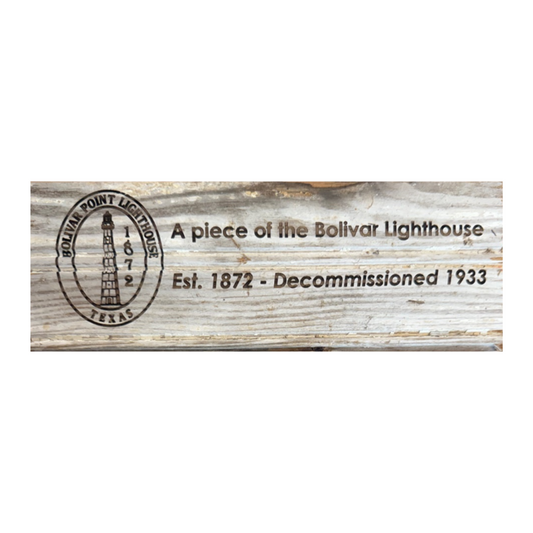 Bolivar Light House Engraving