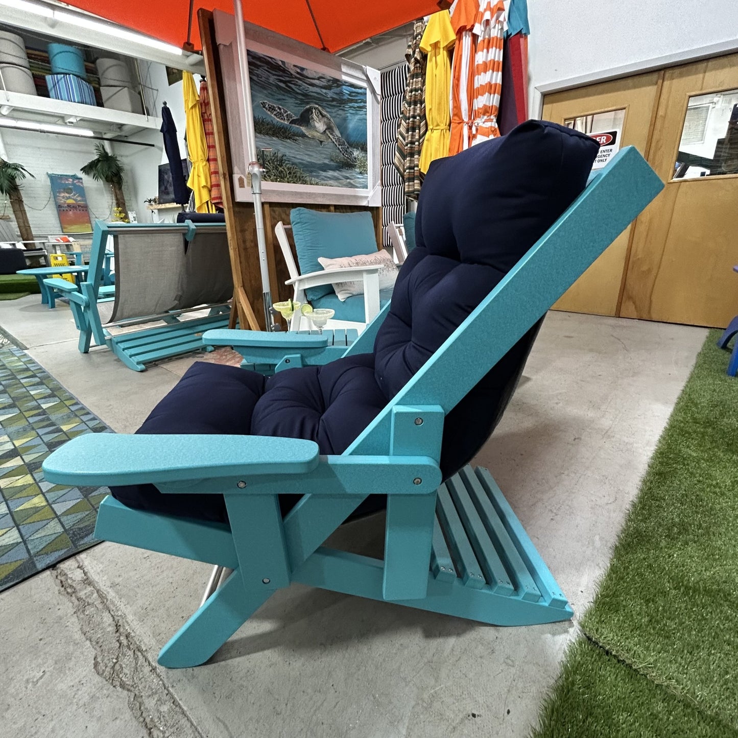 SunRay Patio Folding Chair & End Table