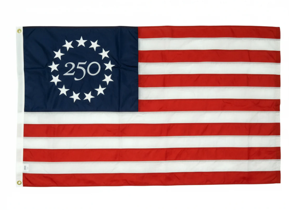 Framed Betsy Ross U.S. Flag